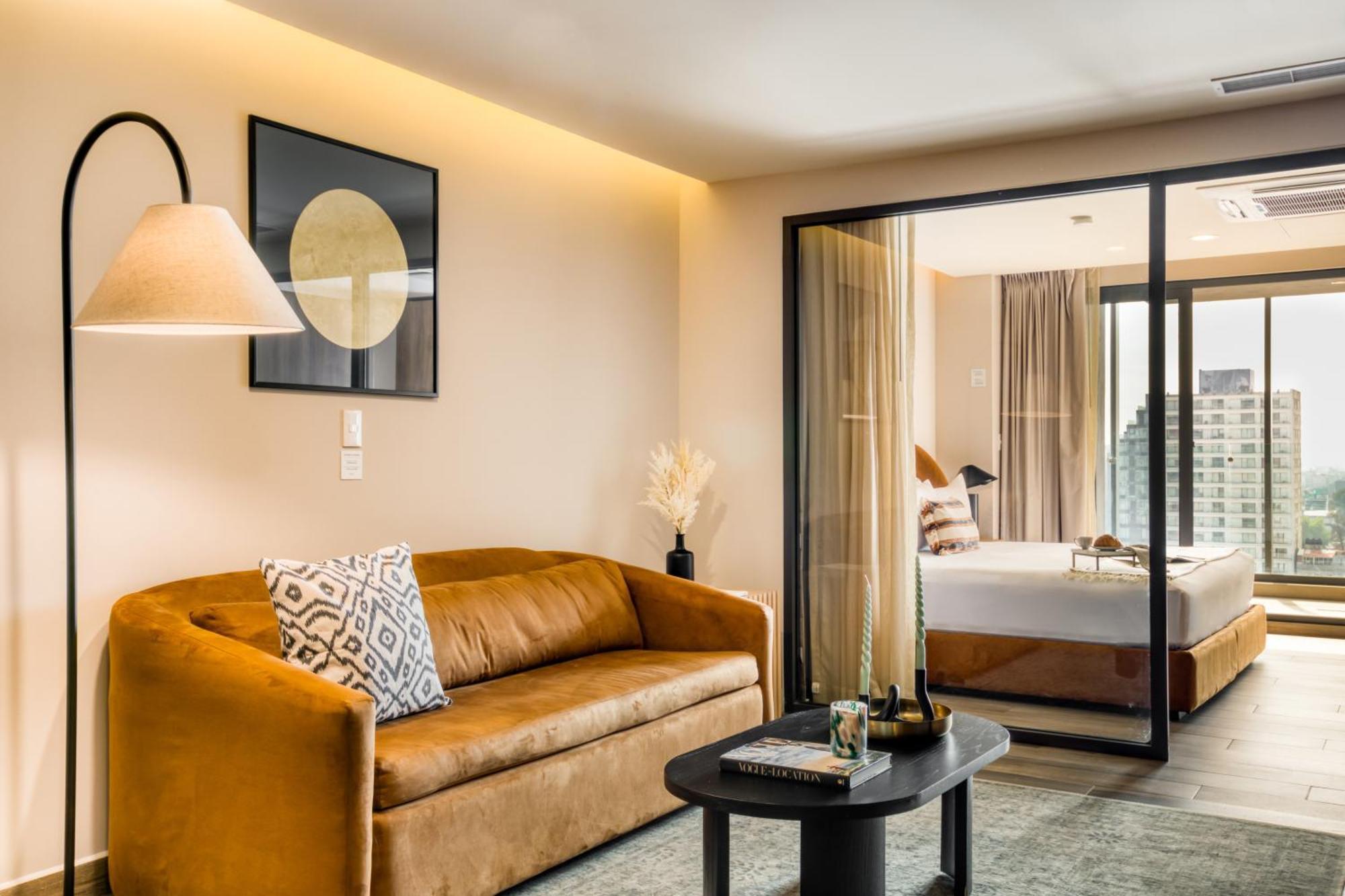 Uliv Cibeles Aparthotel Mexikóváros Szoba fotó